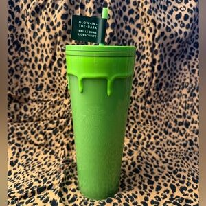 Starbucks Halloween Slime Green Drip Tumbler